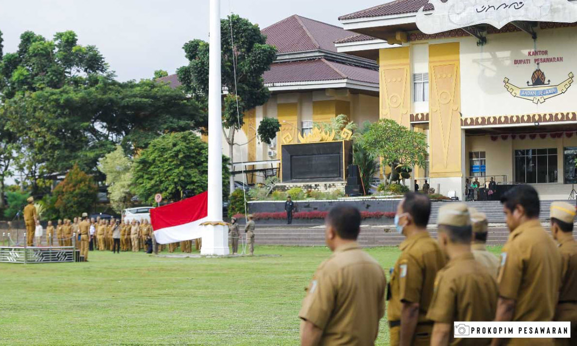 Tak Bisa Kabur, Kehadiran Pegawai Pemkab Pesawaran Dipantau Dengan Sistem Ini