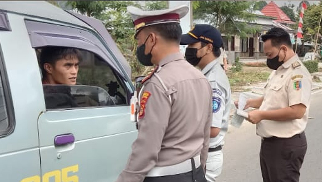 Razia Gabungan di Jalan Nasional Lampung Barat, Ini Hasilnya