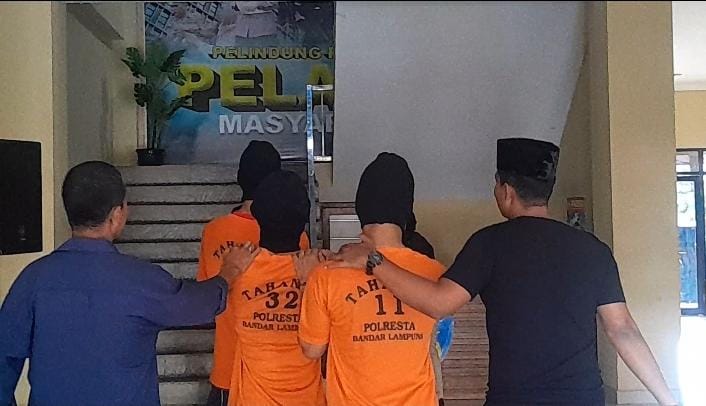 Setubuhi Anak di Bawah Umur, Tiga Pelajar di Bandarlampung Ditangkap Polisi