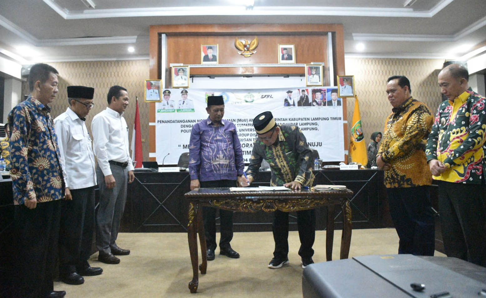 Pemkab Lampung Timur MoU Dengan Perguruan Tinggi untuk Pengembangan Potensi Daerah