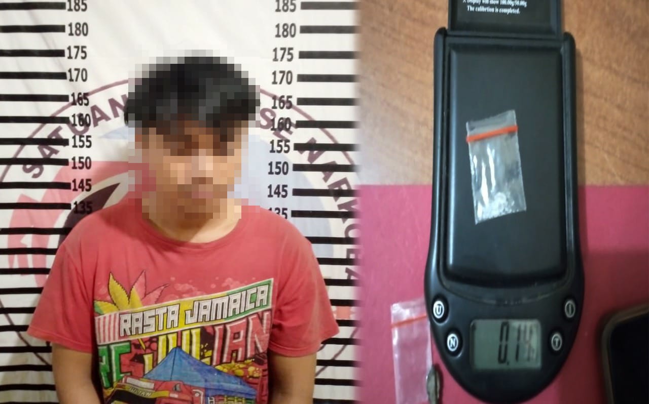 Simpan Narkoba Dalam Kotak Rokok, Pemuda Ini Gagal Kelabui Polisi, Akhirnya Berakhir ke Jeruji Besi