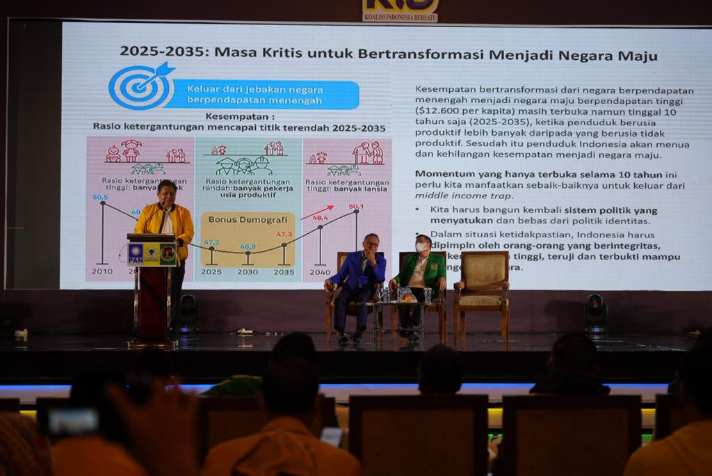 KIB Sepakati Visi-Misi di Surabaya, Airlangga Ungkap PATEN Sebagai Langkah Awal