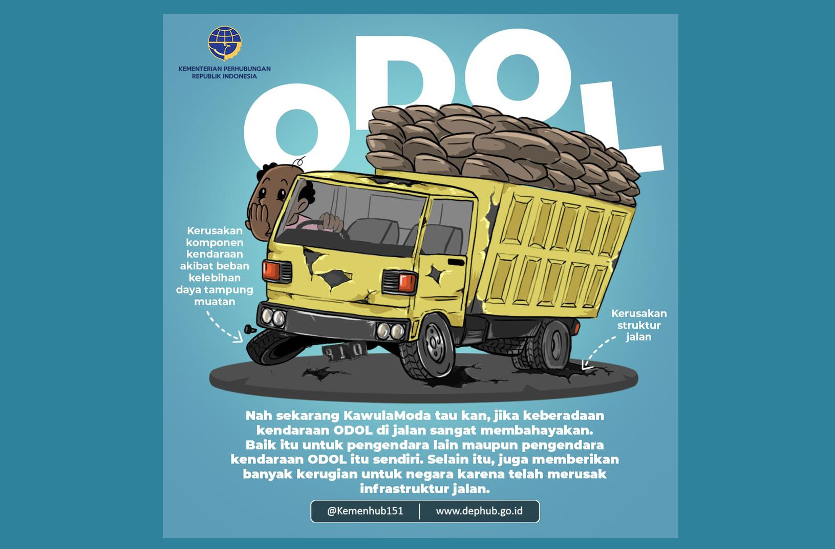 Gara-gara Ini, Truk ODOL Masih Bebas Melintas di Jalinbar Pesisir Barat