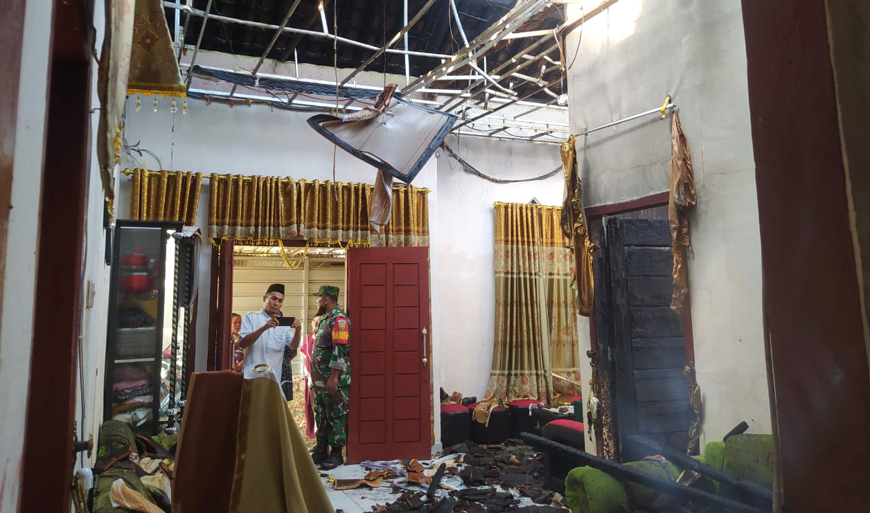 Kebakaran di Pringsewu, Diduga Ini Penyebabnya