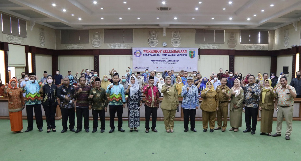 Wagub Chusnunia Buka Workshop Kelembagaan SMK Swasta Se-Bandar Lampung
