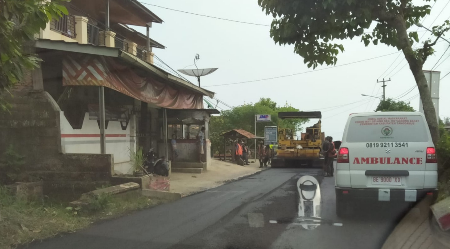 Akhirnya, Jalinbar Tanggamus Mulai Diperbaiki