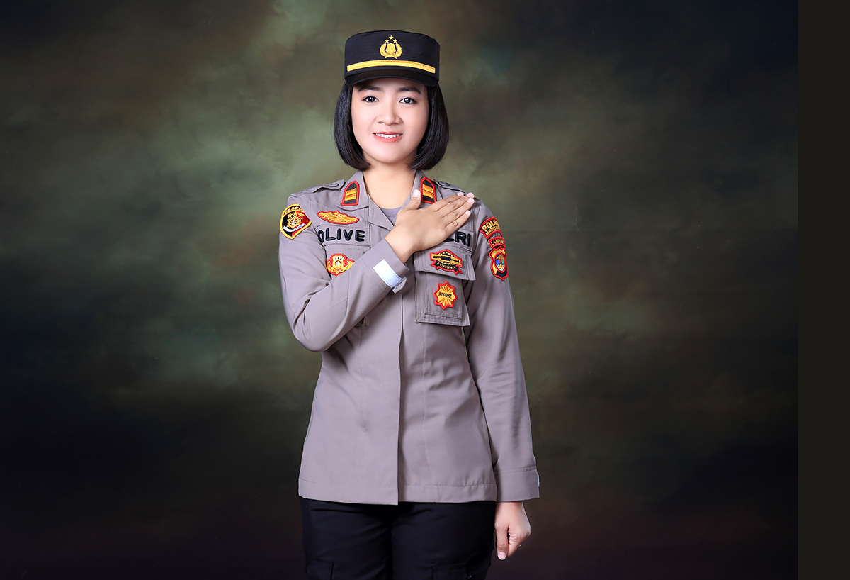 Iptu Olivia Jeniar Chaniagung, Polwan Cantik Satu-satunya Kapolsek Perempuan di Lampung, Ini Sepak Terjangnya