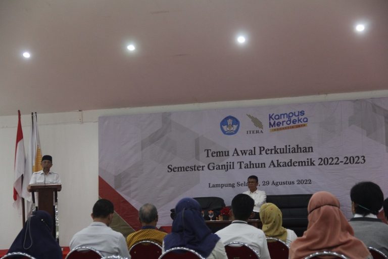 Temu Awal Kuliah, Rektor Itera Minta Dosen Terapkan MBKM dengan Baik