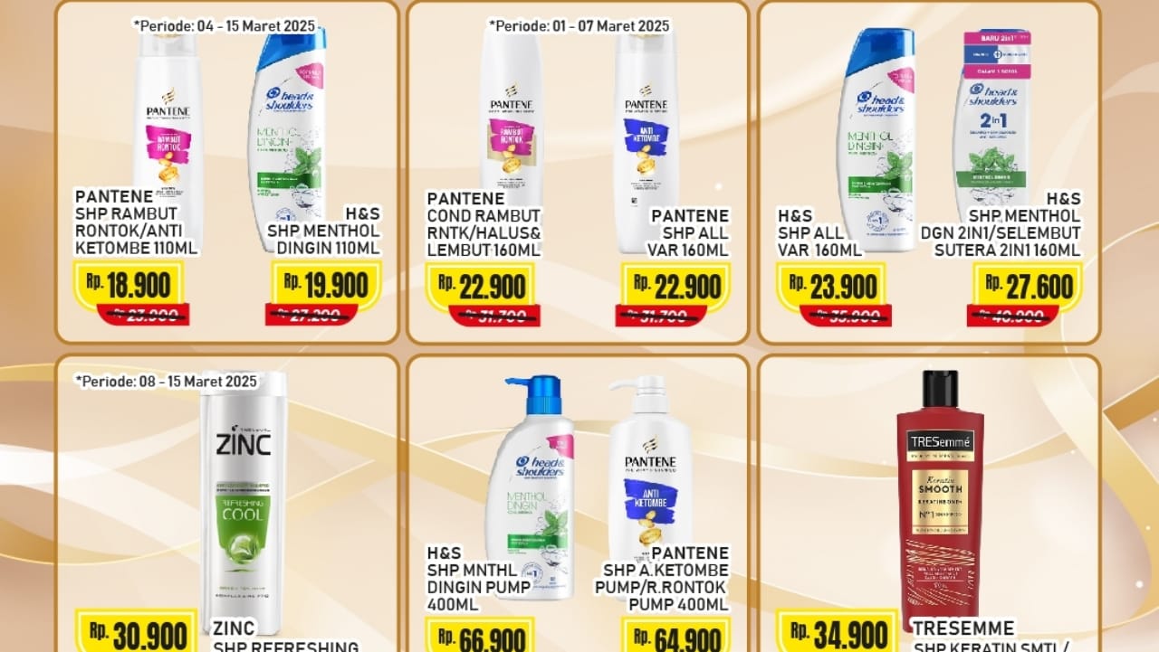 Promo Shampo Murah di Alfamart, Cek Katalog Produk Perawatan Rambut Sehat