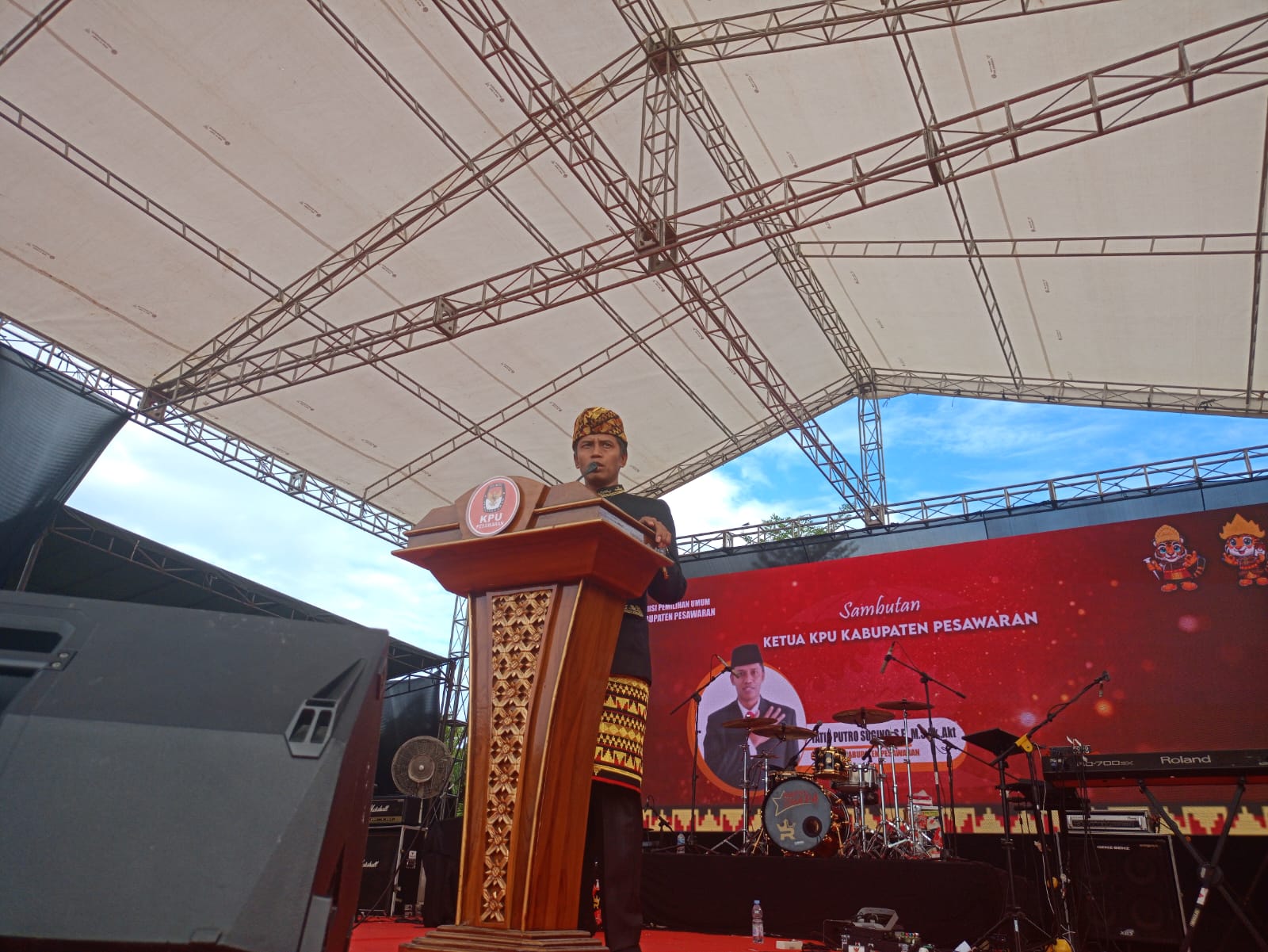 KPU Pesawaran Sukses Luncurkan Pemilihan Bupati dan Wakil Bupati 2024
