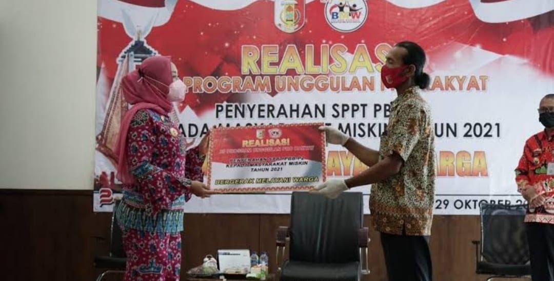 Alhamdulillah, 6.067 Warga Kurang Mampu Tulang Bawang Dapat Keringanan PBB-P2, Segini Nilainya