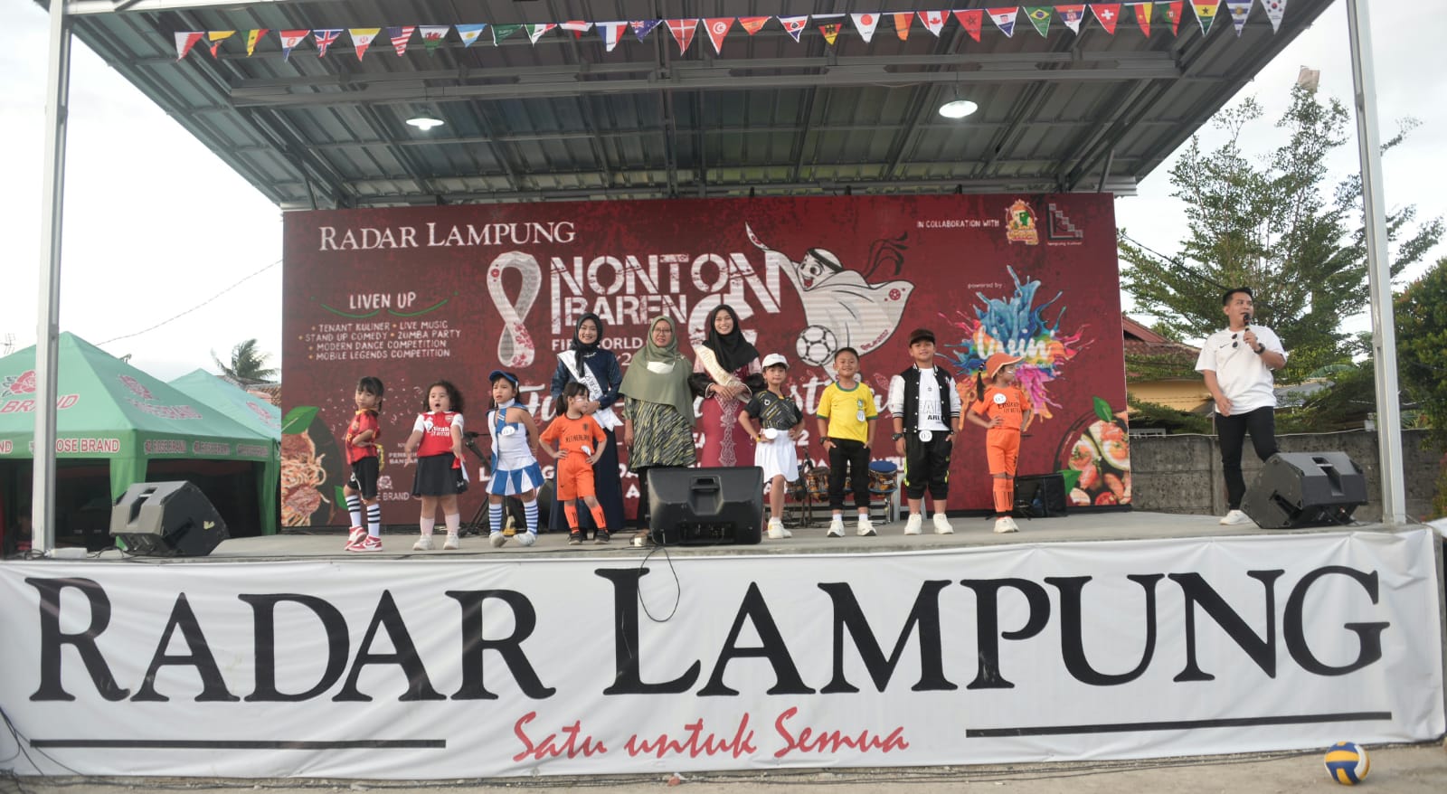 Meriahkan Fun Food Festival, Radar Lampung Sukses Gelar Lomba Fashion Show Anak