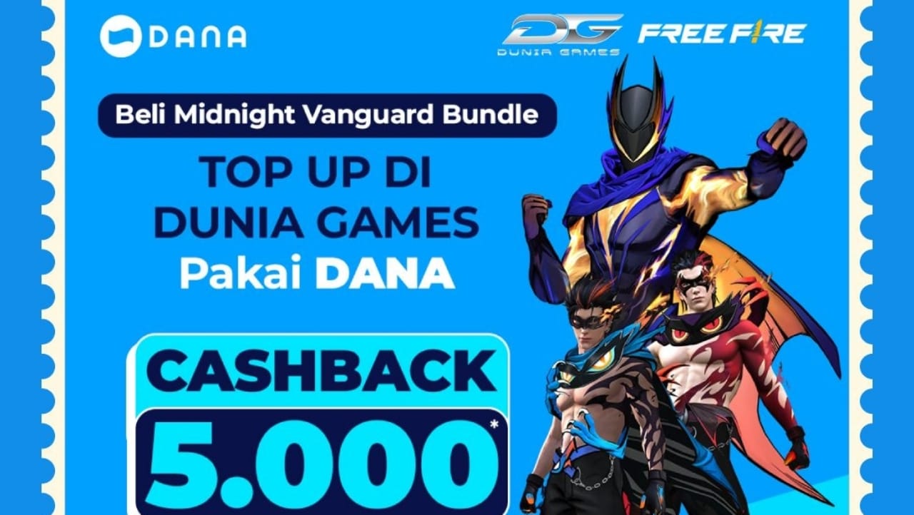 Cashback Saldo DANA Dengan Beli Minight Vanguard Bundle, Berlaku Sampai 19 Mei 2025!