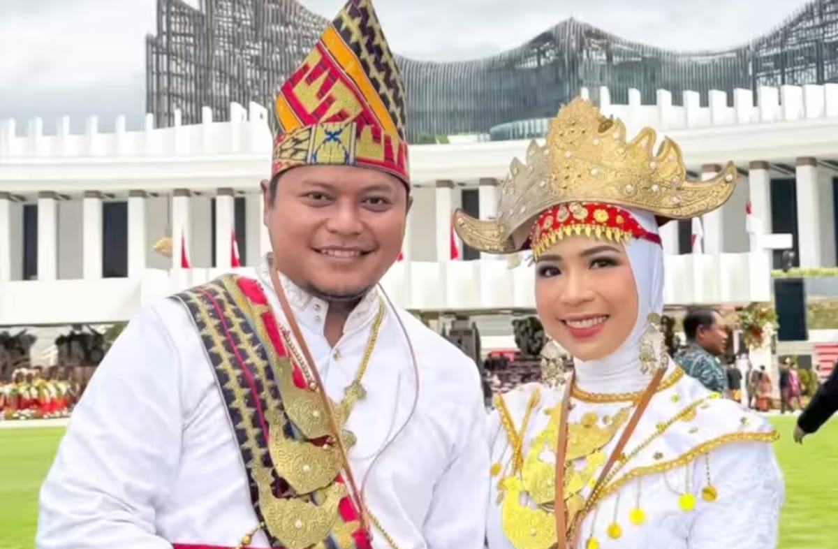 Bangga! Baju Adat Lampung Raih Predikat Busana Adat Terbaik Pada HUT Ke-79 RI di IKN