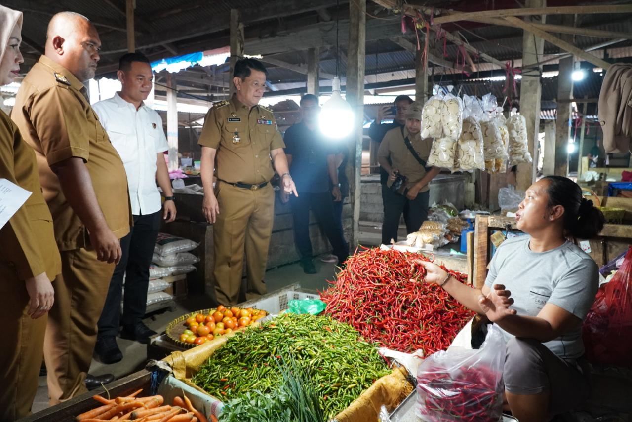 Jelang Nataru, M. Firsada Pantau Harga dan Ketersediaan Bahan Pokok di Tubaba