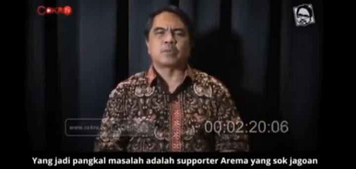 Ade Armando Bela Polisi yang Bertugas saat Tragedi Kanjuruhan hingga Sebut Supporter Arema Sok Jagoan