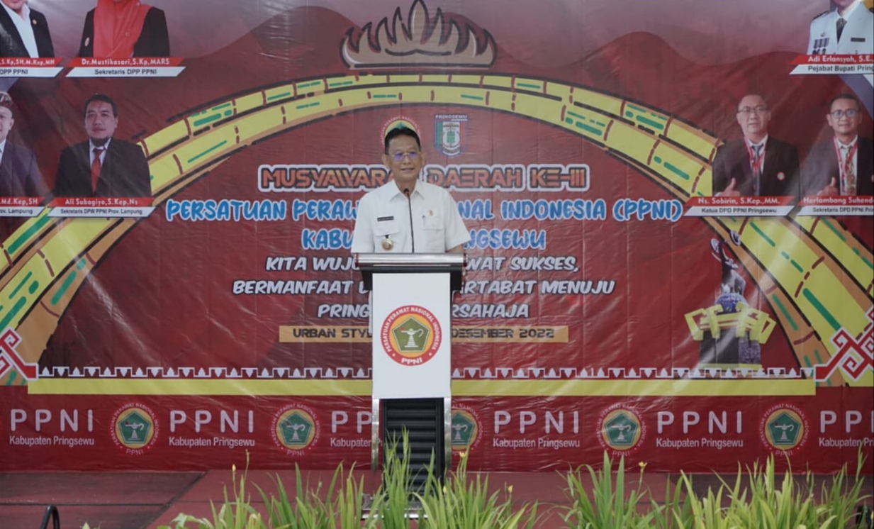 Pesan Pj. Bupati Pringsewu untuk Perawat, Beri Pelayanan Dengan Hati!