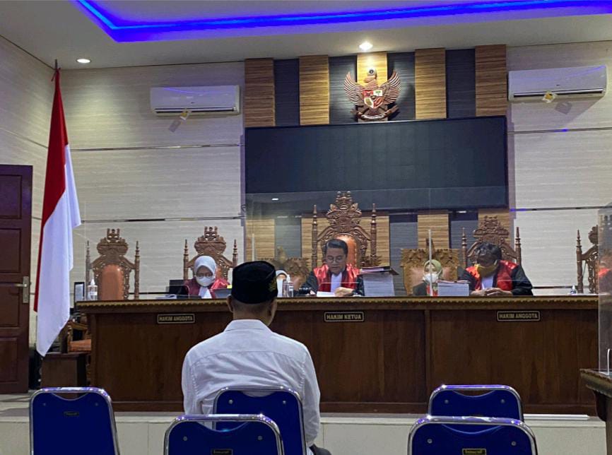 Aria Lukita Divonis Satu Tahun Penjara Atas Kasus Korupsi Jembatan Way Batu