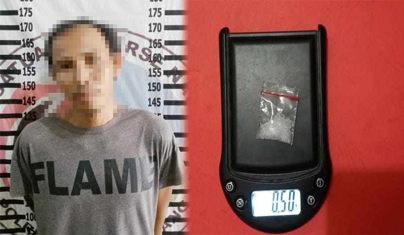 Simpan Sabu, Petani di Tulang Bawang Diciduk Polisi