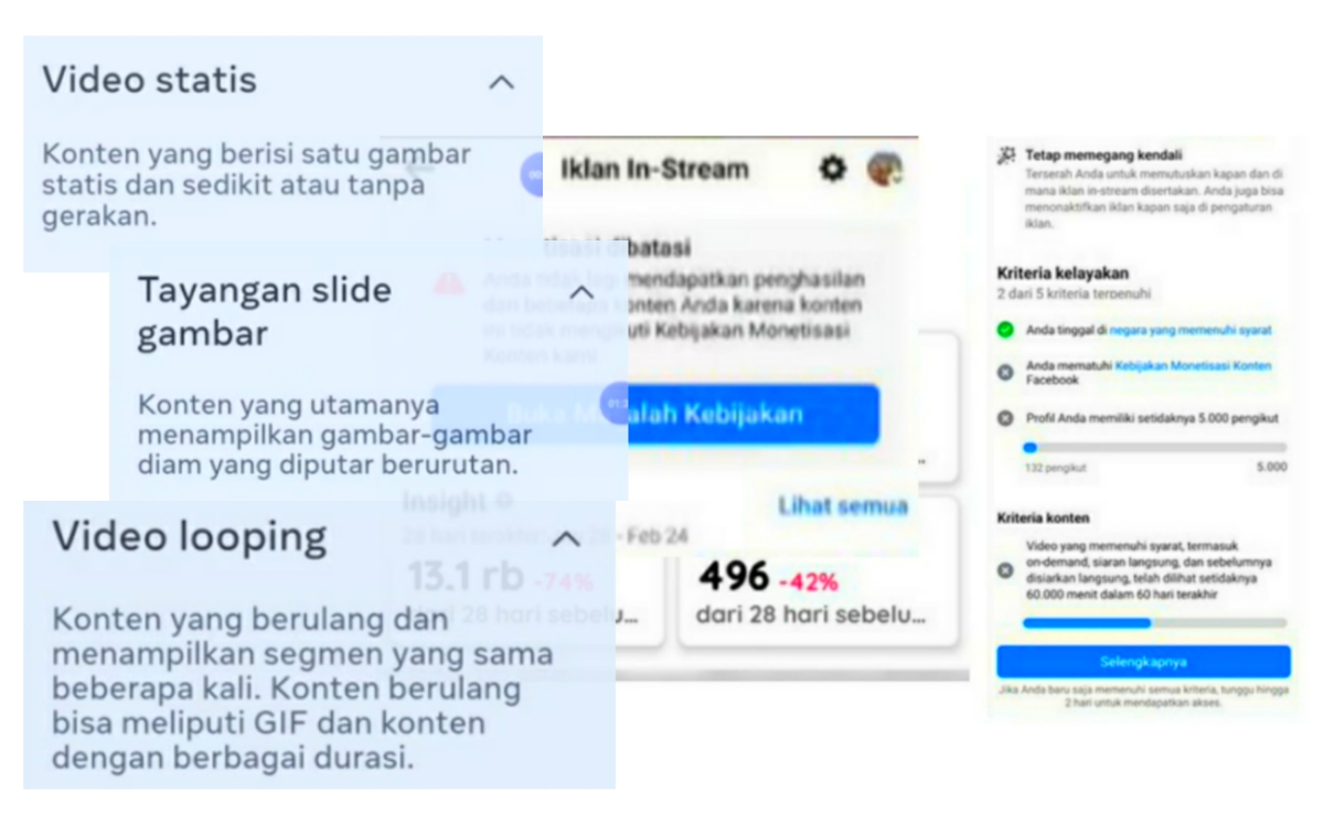 Segera Hapus! Ini Konten yang Bisa Menghambat Monetisasi di Facebook Pro
