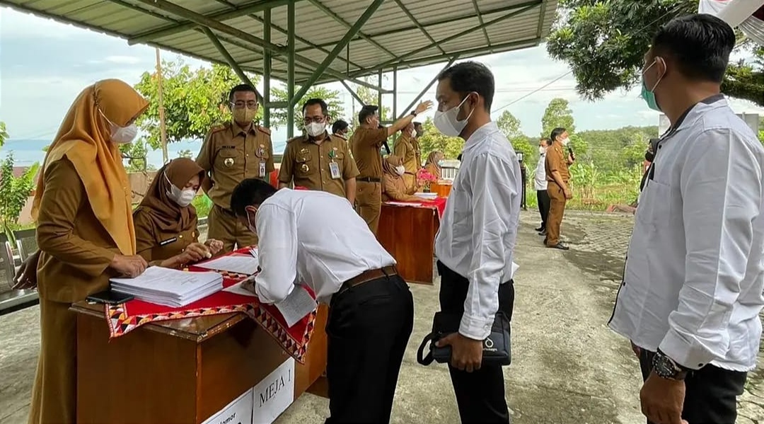 Akhirnya, PPPK Tahap I Tanggamus Tanda Tangani Perjanjian Kerja