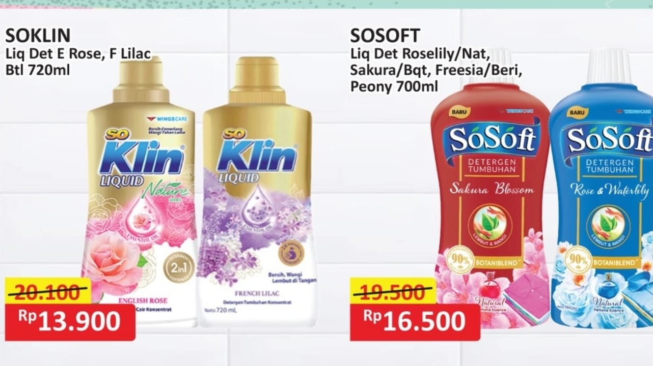 Promo Deterjen Murah Khusus Akhir Pekan di Alfamart, Pakaian Dijamin Bersih dan Wangi Dengan Budget Tetap Irit