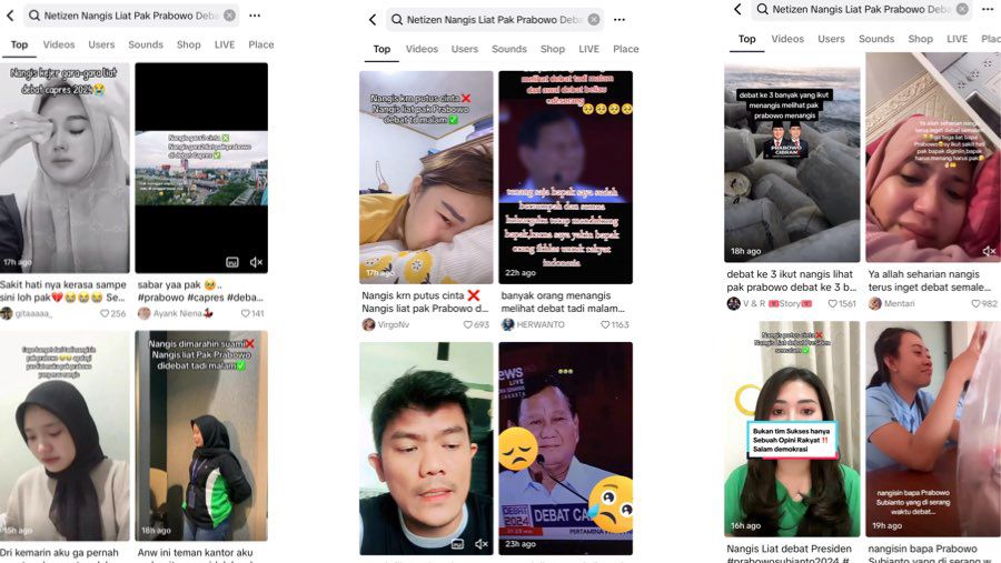 Viral di Medsos Netizen Nangis, Simpati Lihat Prabowo Subianto di Debat Capres