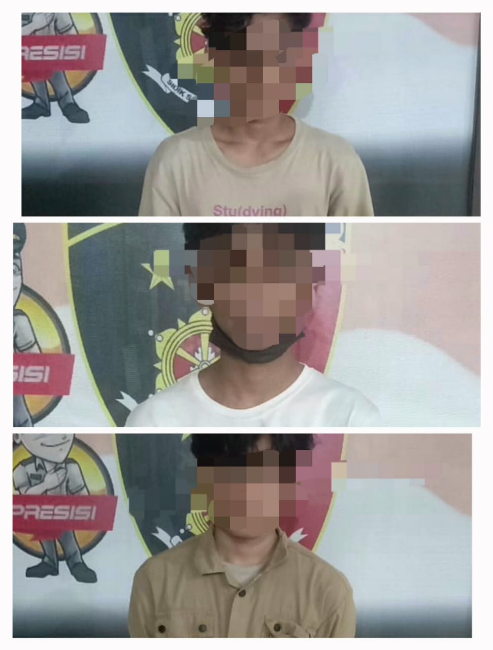 Curi Beras dari Truk dan Melemparnya Ke Tengah Jalan, Tiga Bajing Loncat Asal Panjang Kini Jadi Tersangka