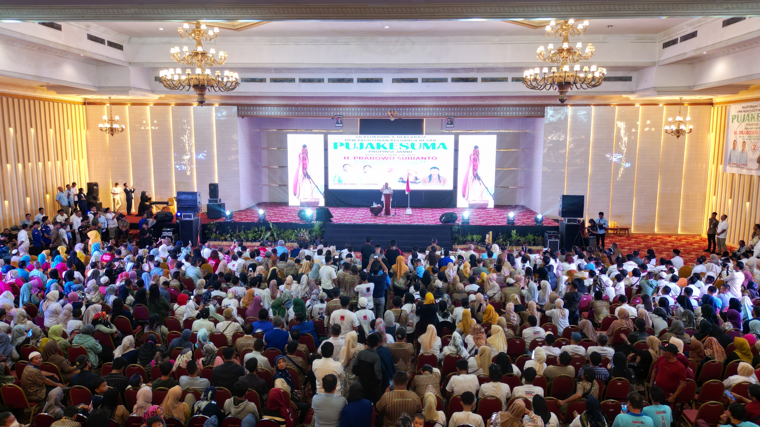 Deklarasi Dukung Prabowo-Gibran, Ketum DPP Pujakesuma Jambi: Prabowo Orang Paling Ikhlas untuk Negara