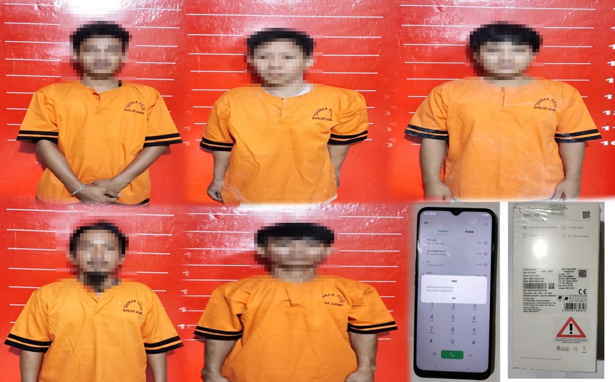 Polisi Tangkap 5 Pelaku Curas di Tulang Bawang, Begini Masing-masing Peran Mereka