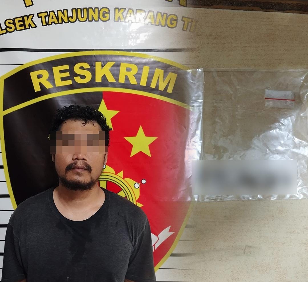 Kedapatan Bawa Sabu, Driver Ojol di Bandar Lampung Diringkus Polisi