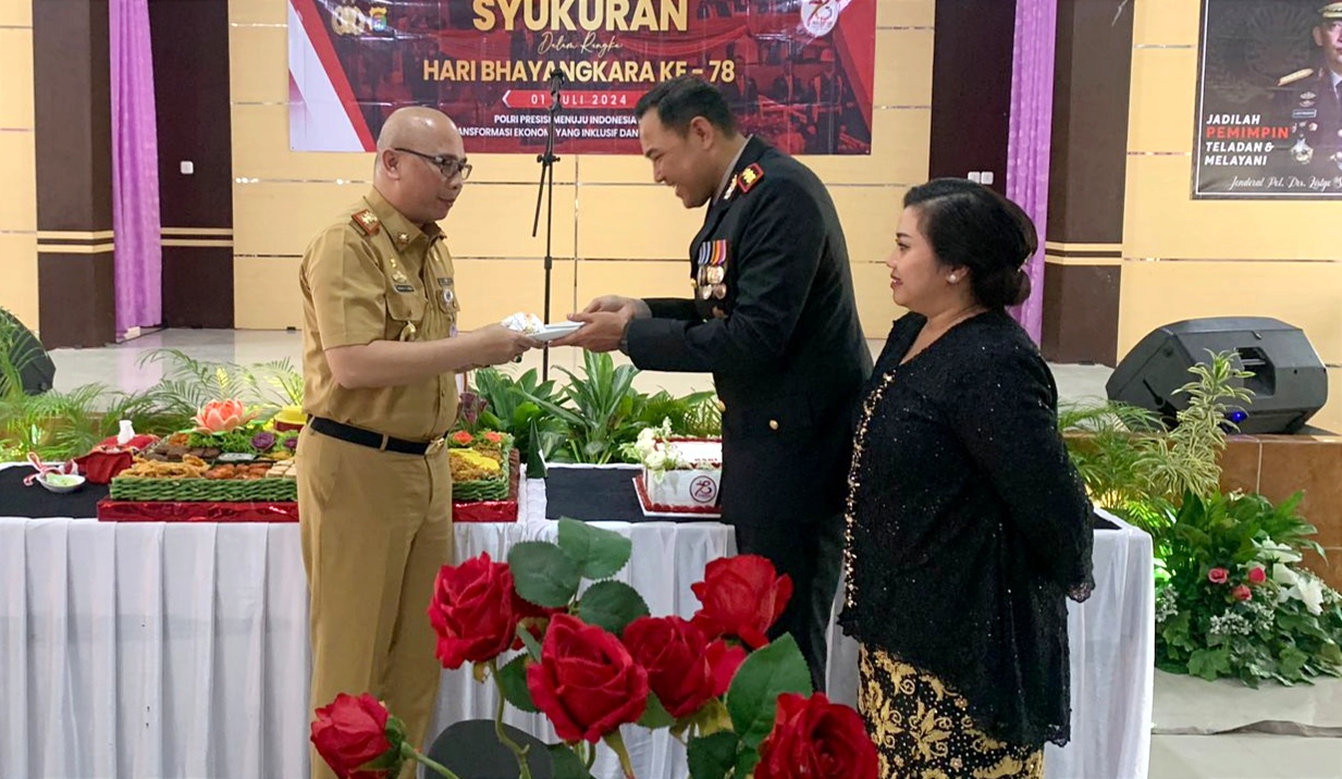 HUT Bhayangkara Ke-78, Sekkab Apresiasi Kinerja Polres Tanggamus