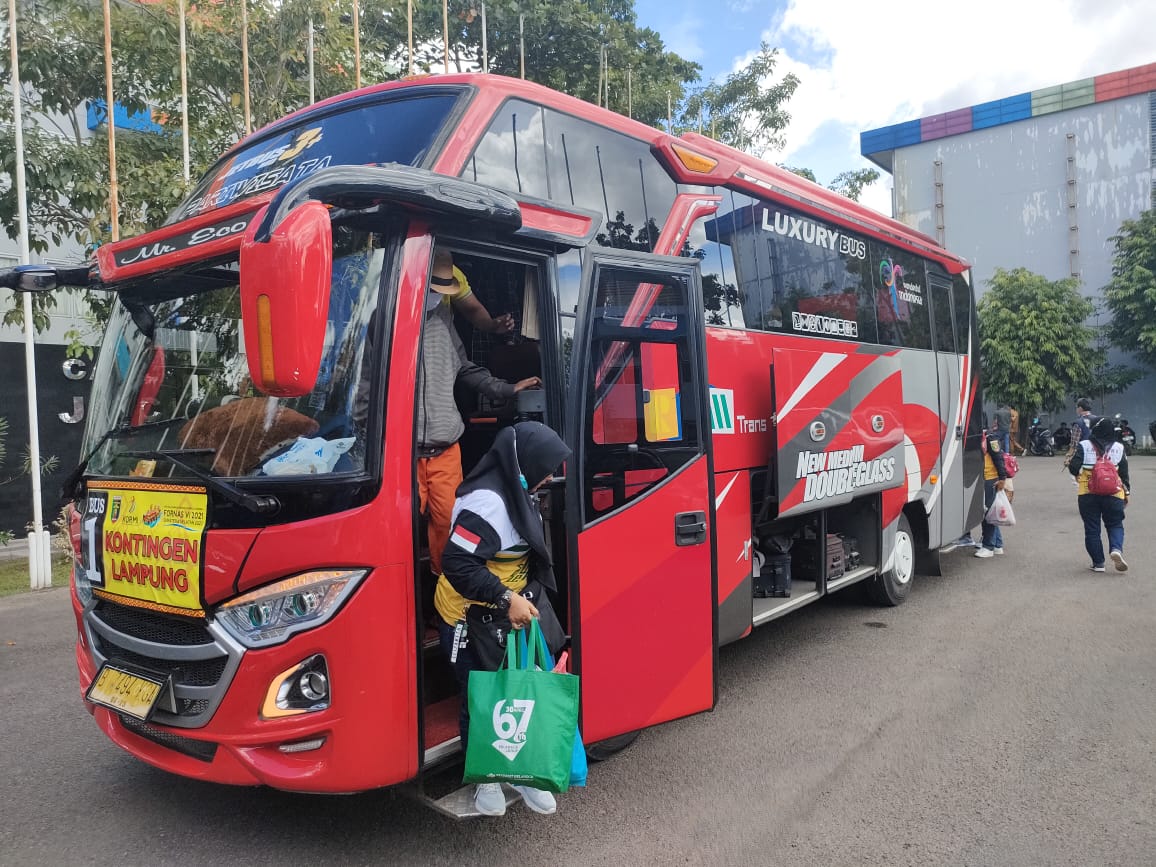 Tiba di Palembang, Atlet Fornas Lampung Siap Berlaga