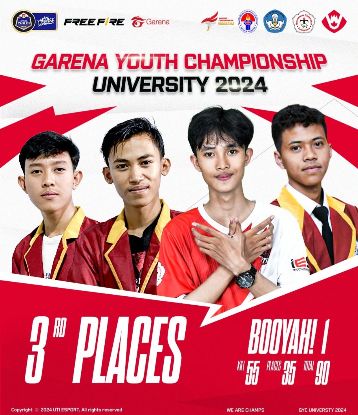 Tim Esport Teknokrat Sukses Raih Juara Nasional