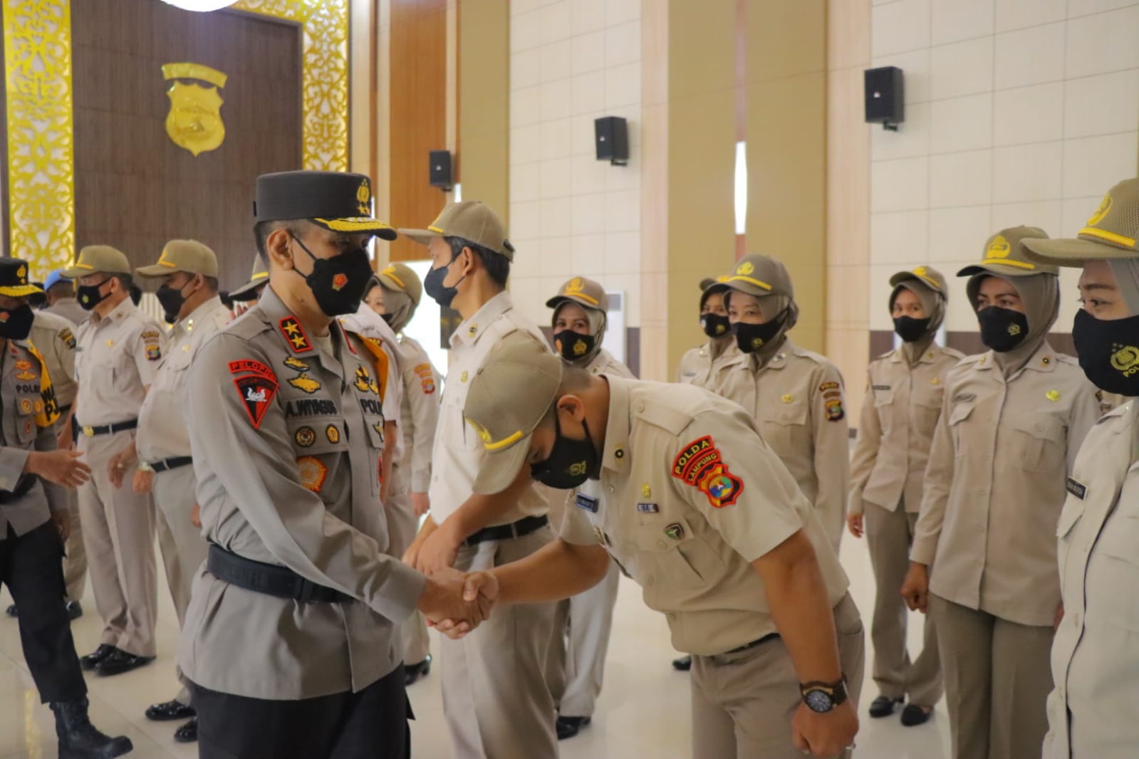 Reward Organisasi, Sebanyak 19 PNS Polri Naik Pangkat
