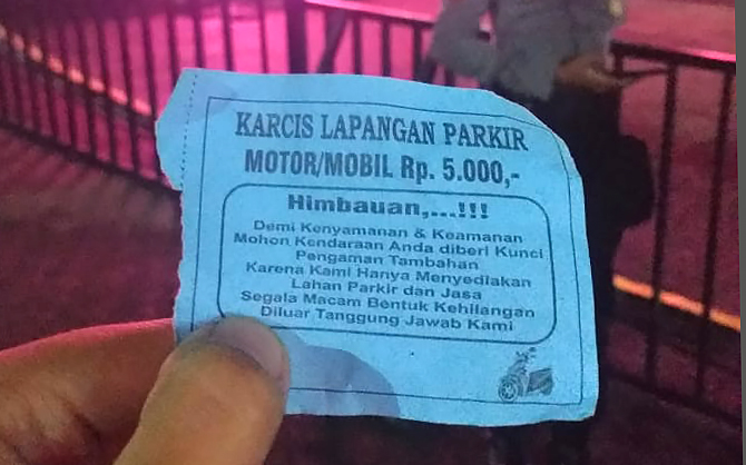 Biaya Parkir Lampung Begawi Kok Begini? Pagi Rp 3 Ribu, Malam Rp 5 Ribu