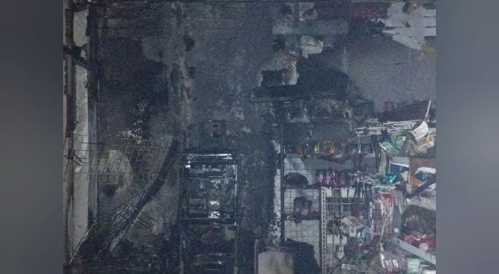 Polisi Selidiki Dugaan Pencuri Membakar Indomaret Setelah Membobol Mesin ATM di Bandarlampung