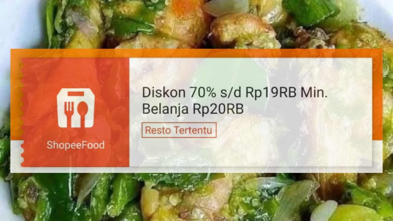 Super Hemat! Dapatkan Diskon Sampai 70 Persen di ShopeeFood Hari Ini