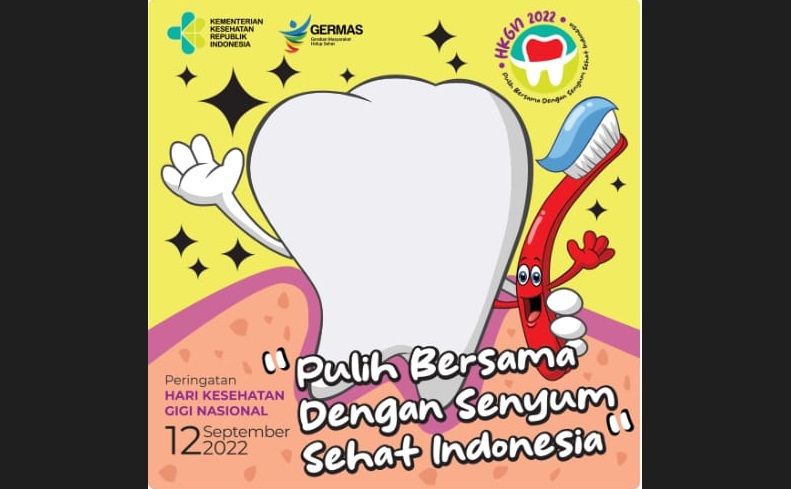 Ini 12 Link Twibbon yang Bisa Digunakan untuk Meriahkan Hari Gigi Nasional