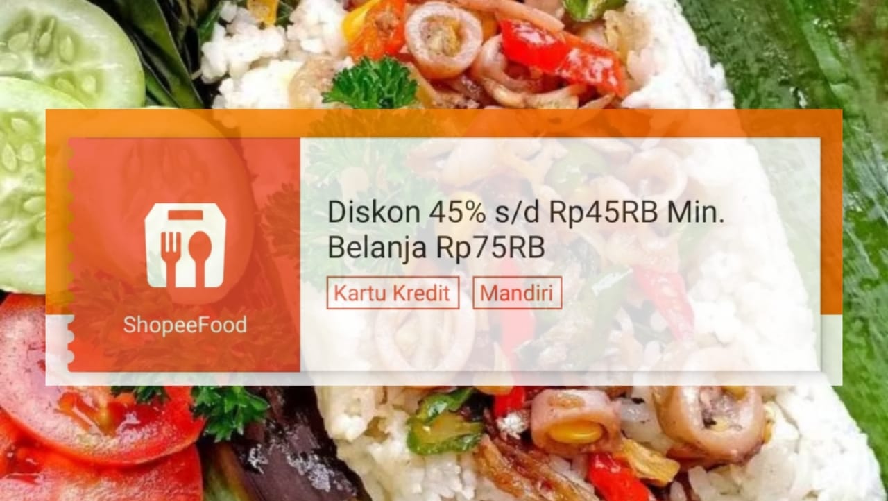 Promo ShopeeFood Hari Ini, Sarapan Hemat Dengan Diskon Sampai Rp45 Ribu