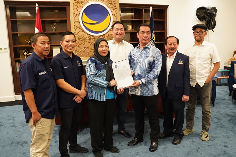 Nasdem Resmi Usung Eva Dwiana dan Deddy Amrullah untuk Pilwakot Bandar Lampung