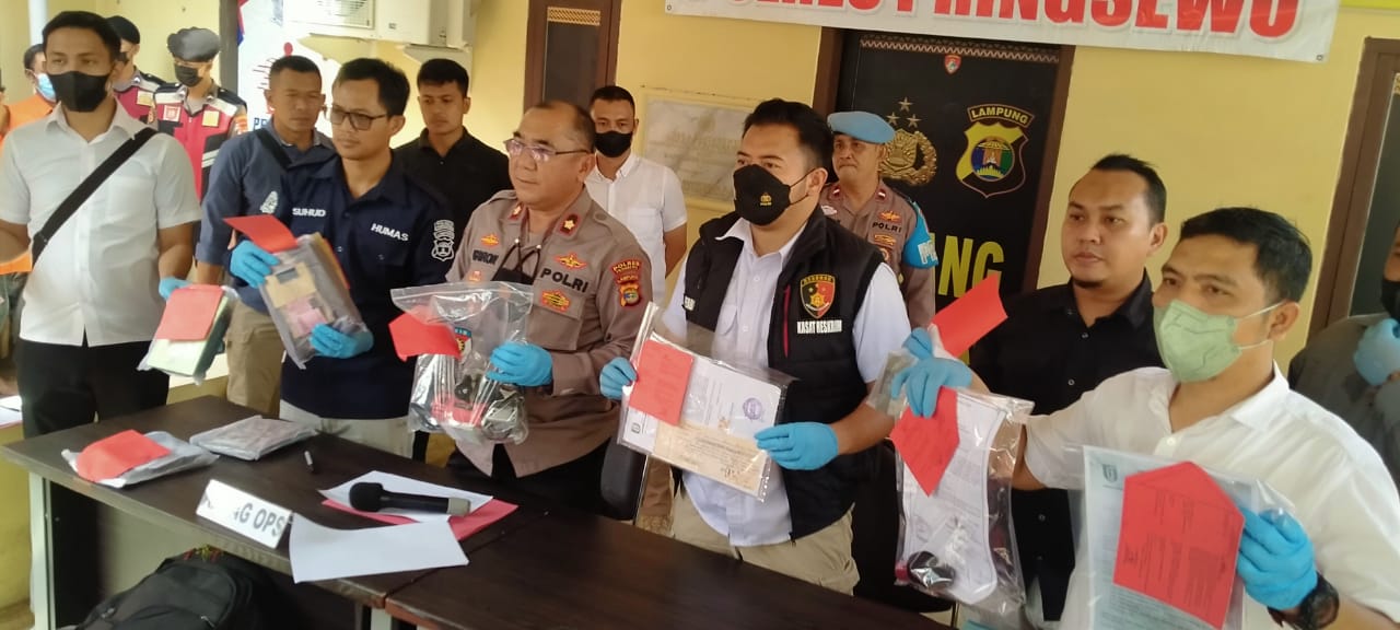 Dalam Dua Bulan Ini, Polres Pringsewu Amankan 27 Pelaku dengan Kasus yang Berbeda