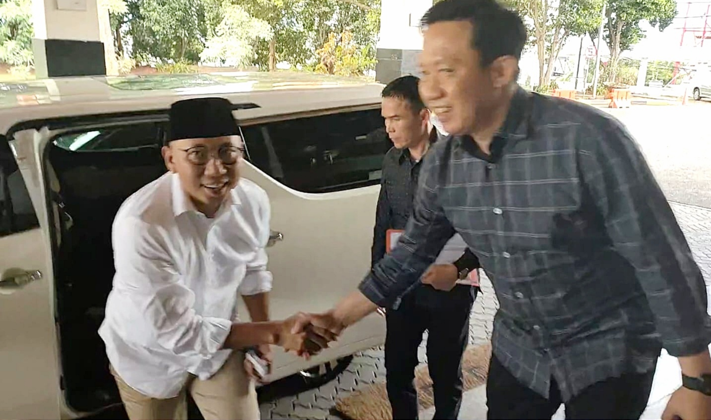 Temui Pj Gubernur, Mirza - Jihan Bahas Sinkronisasi Pembangunan Lampung