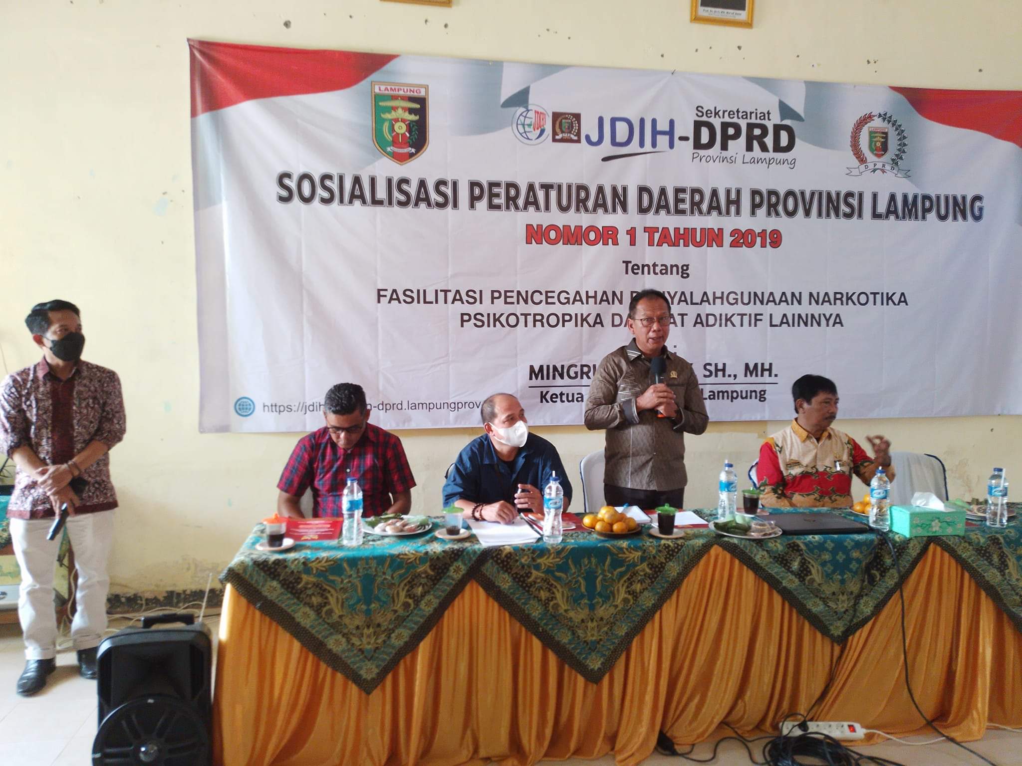 Sosper, Ketua DPRD Lampung: Dilarang Kenalan dengan Narkoba