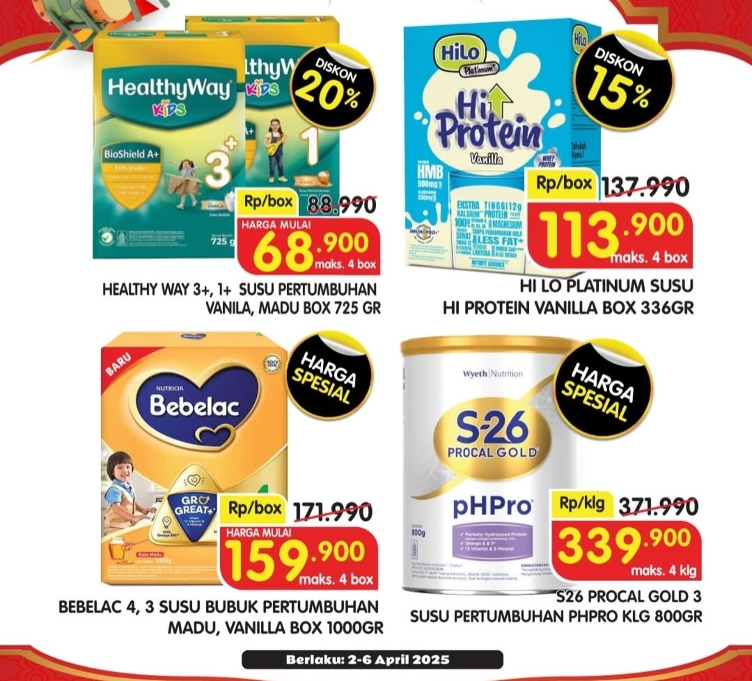 Promo Superindo untuk Susu Anak, Diskon Hingga 25 Persen, Si Kecil Jadi Ceria di Hari Raya