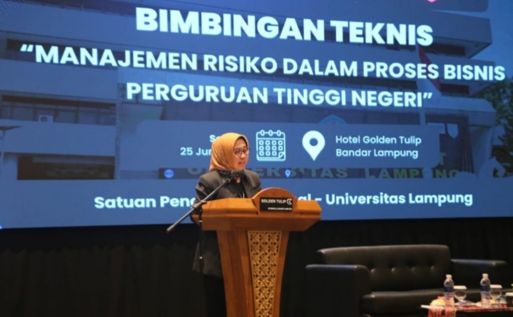 SPI Unila Gelar Bimtek Manajemen Risiko Dalam Proses Bisnis PTN, Berikut Beberapa Tujuannya,