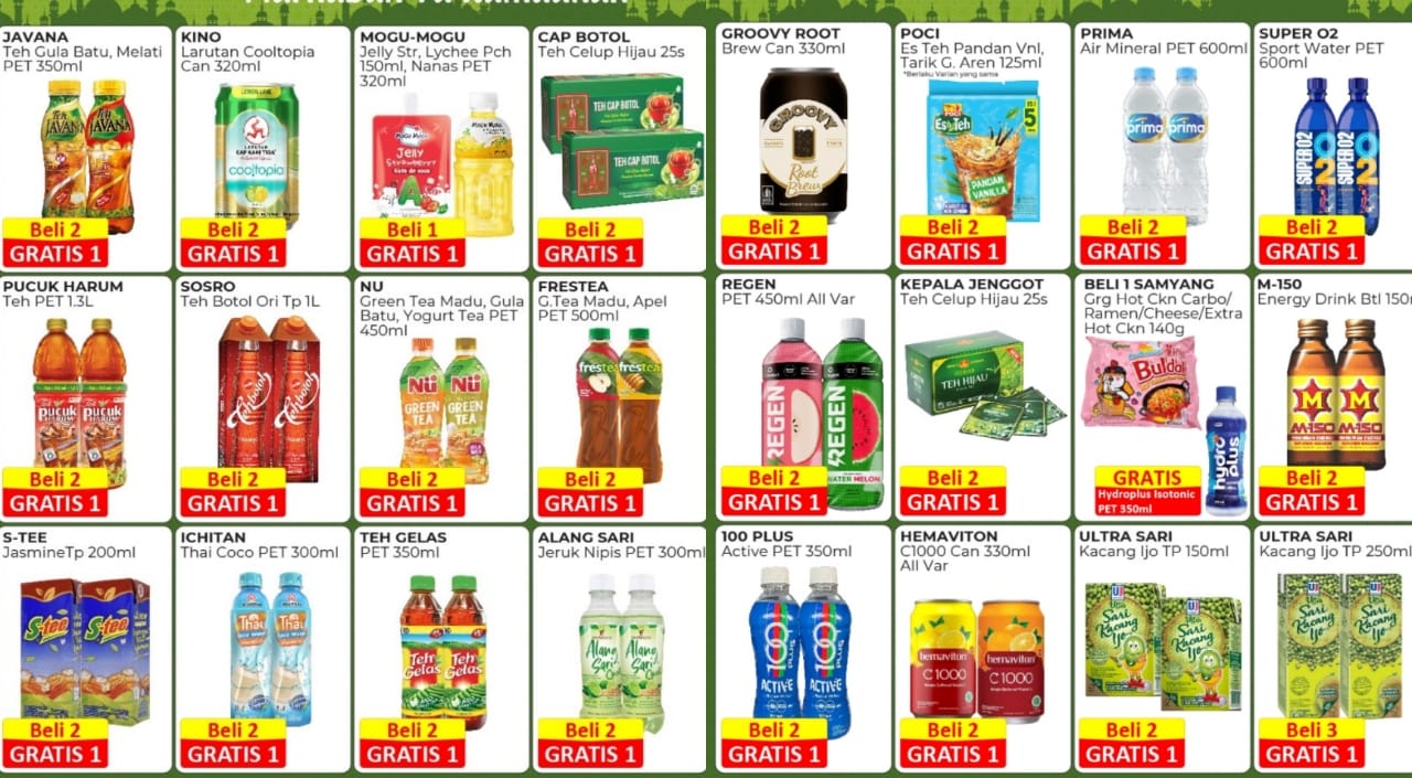 Promo Belanja Murah Minuman Segar di Alfamart, Buka Puasa Pasti Lebih Nikmat