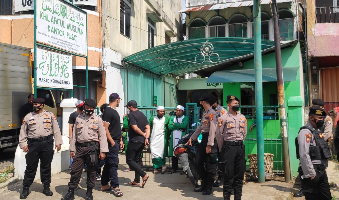 Polisi Kembali Datangi Kantor Khilafatul Muslimin, Ada Penangkapan?