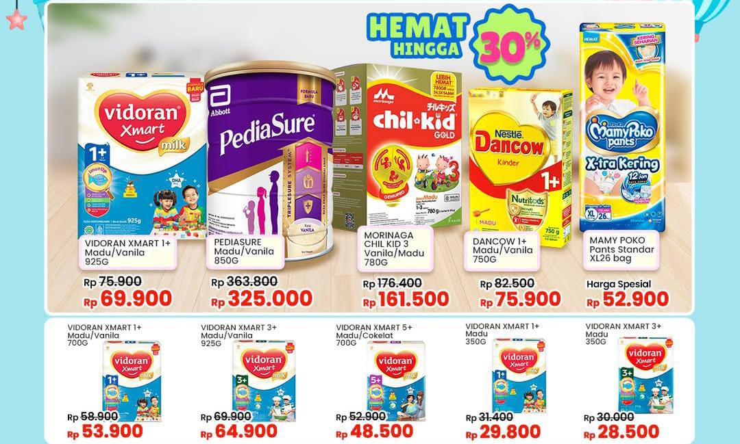 Promo Indomaret Sabtu 15 Februari 2025, Spesial Susu Bayi Ada Diskon Hemat Hingga 30 Persen