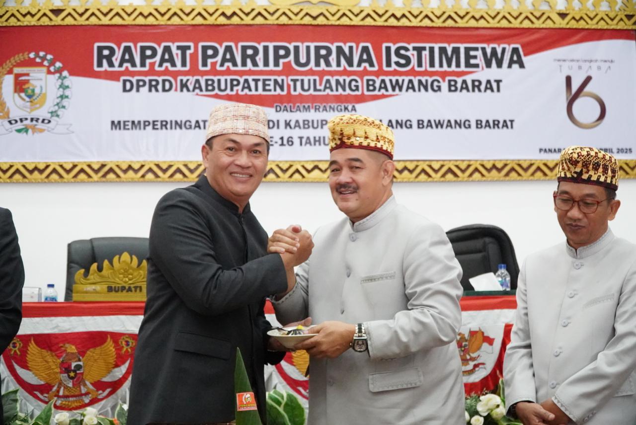 Paripurna HUT Ke-16 Tubaba Usung Tema Melanjutkan Langkah Menuju Tubaba